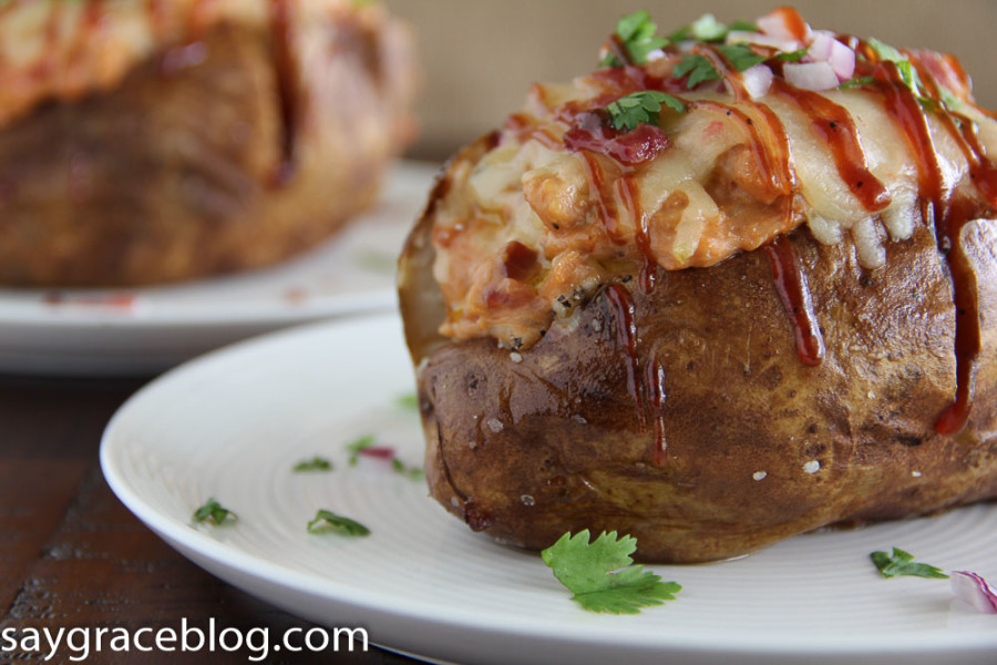 Bbq chicken baked potato hotsell