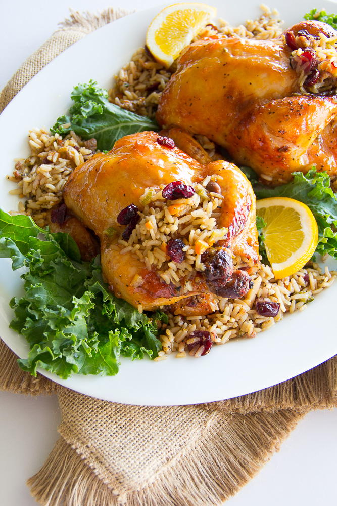 Apricot Glazed Cornish Hens & Rice Pilaf | Say Grace