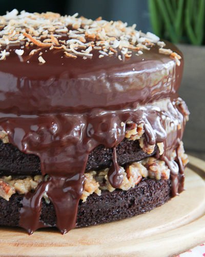 German Chocolate Snack Cake with Coconut-Pecan Frosting | For the Love of  Cooking