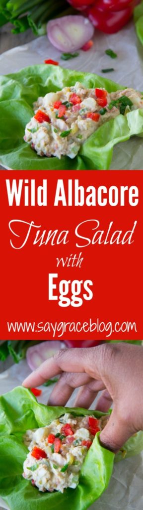 Wild Albacore Tuna Salad Recipe With Eggs | Say Grace