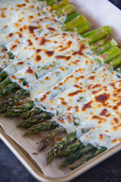 Garlicky and Cheesy Asparagus Recipe | Say Grace Blog