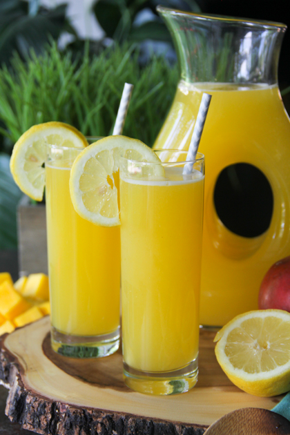 Homemade Mango Lemonade Recipe - Say Grace