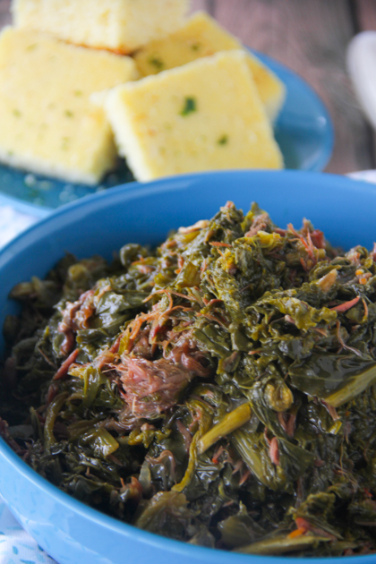 Mustard and Turnip Greens {Southern Style} | Say Grace Blog