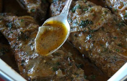 Easy Turkey Chops Smothered in Gravy Southern Style